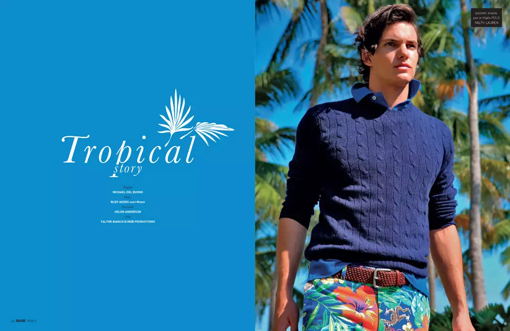 TROPICAL für DAVID MAGAZINE von MICHAEL DEL BUONO