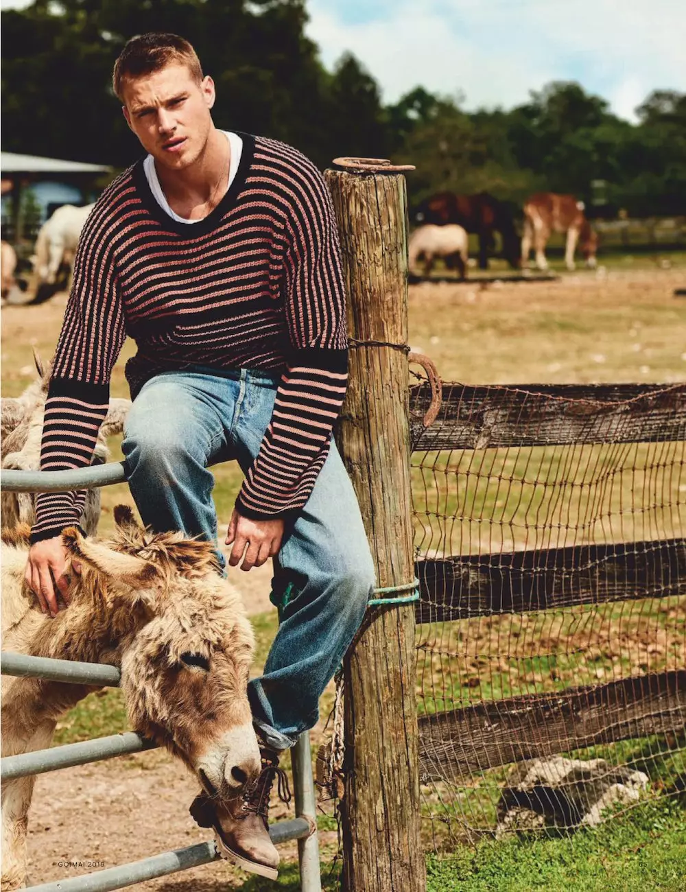 Matthew Noszka GQ Germany 2019 මැයි සඳහා 'Black & Blue' සේවය කරයි 22626_6