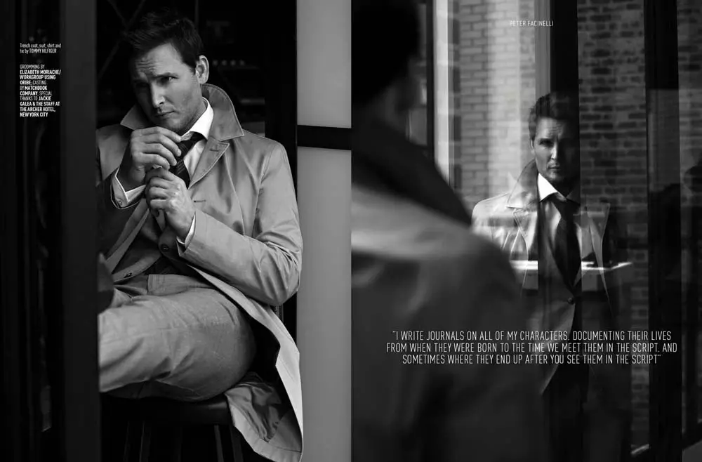 Următoarea provocare, cu actorul Peter Facinelli pentru August Man Malaysia, fotografiată de talentatul Karl Simone, mereu în căutarea unor noi trasee pe care să-l înfrunte Peter Facinelli nu se simte niciodată confortabil cu un singur personaj sau gen. Modelat de Jenesee Utley și îngrijire de Elizabeth Morache.