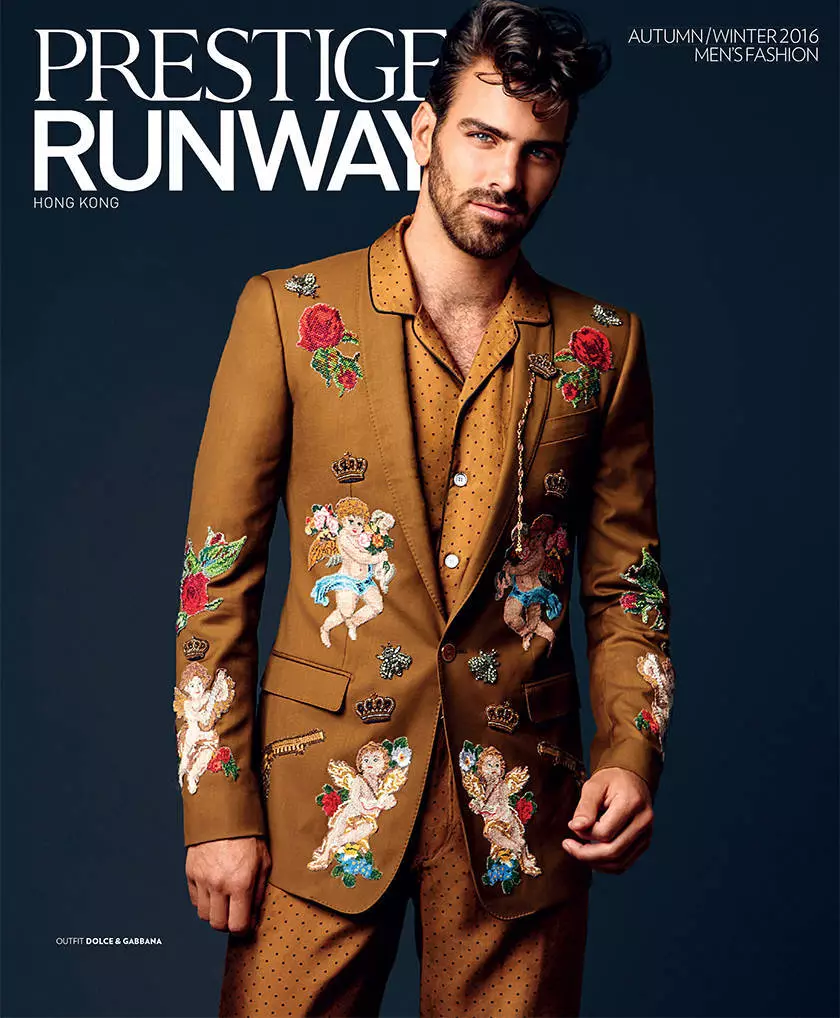 Bhí stílgasm againn go liteartha nuair a fheicimid pictiúir nua Nyle DiMarco do Prestigo Hong Kong A / W 2016.