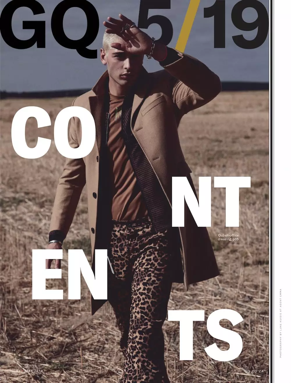 Evan Leff ar gyfer GQ De Affrica Mai 2019 22928_1