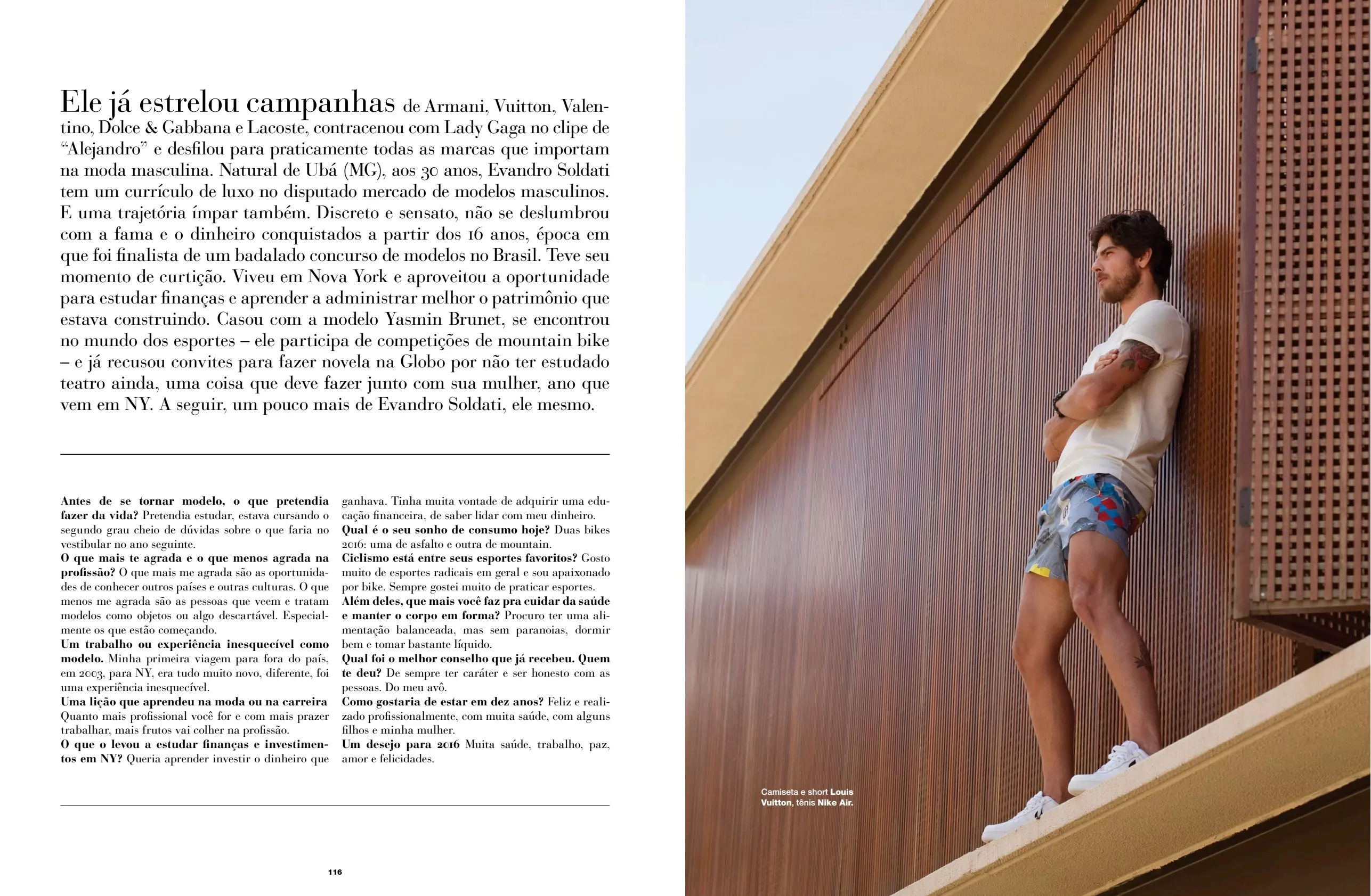 Editorial #Trip Em Casa realizat de Cristiano Madureira cu modelul Evandro Soldati Fashion Editor: Paulo Martinez. Hair/Make Up: Paula Vida, pentru L'Officiel Hommes Brazil #08.