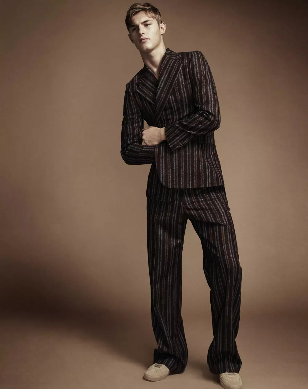 Dries Van Noten wool suit.