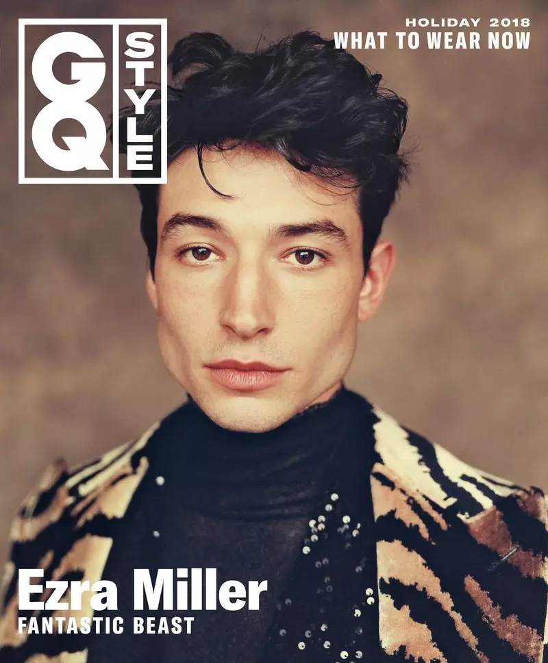 埃茲拉·米勒 (Ezra Miller) 報導了 GQ 風格 2018 年冬季假期特刊