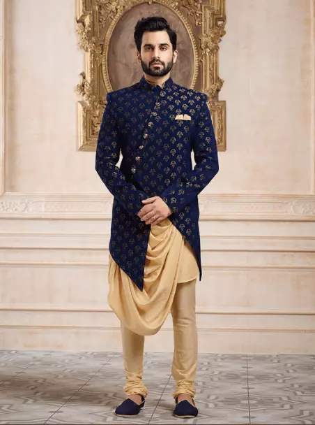 Дизајн на свадбена облека за индиски младоженец 23645_2
