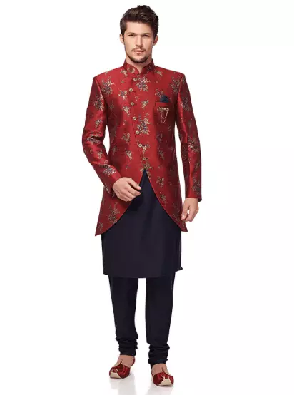 Дизајн на свадбена облека за индиски младоженец 23645_7
