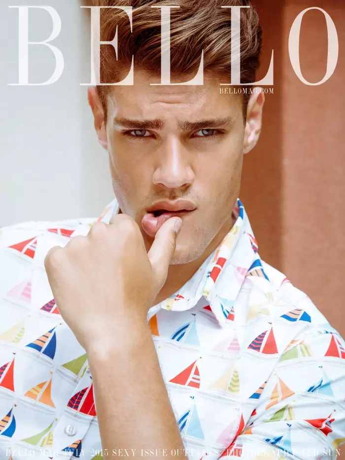 Поддържаме нещата хладни в новия #sexy брой на @bellomag с тази редакционна статия с бразилския модел Лукас Лойола от Тед Сън