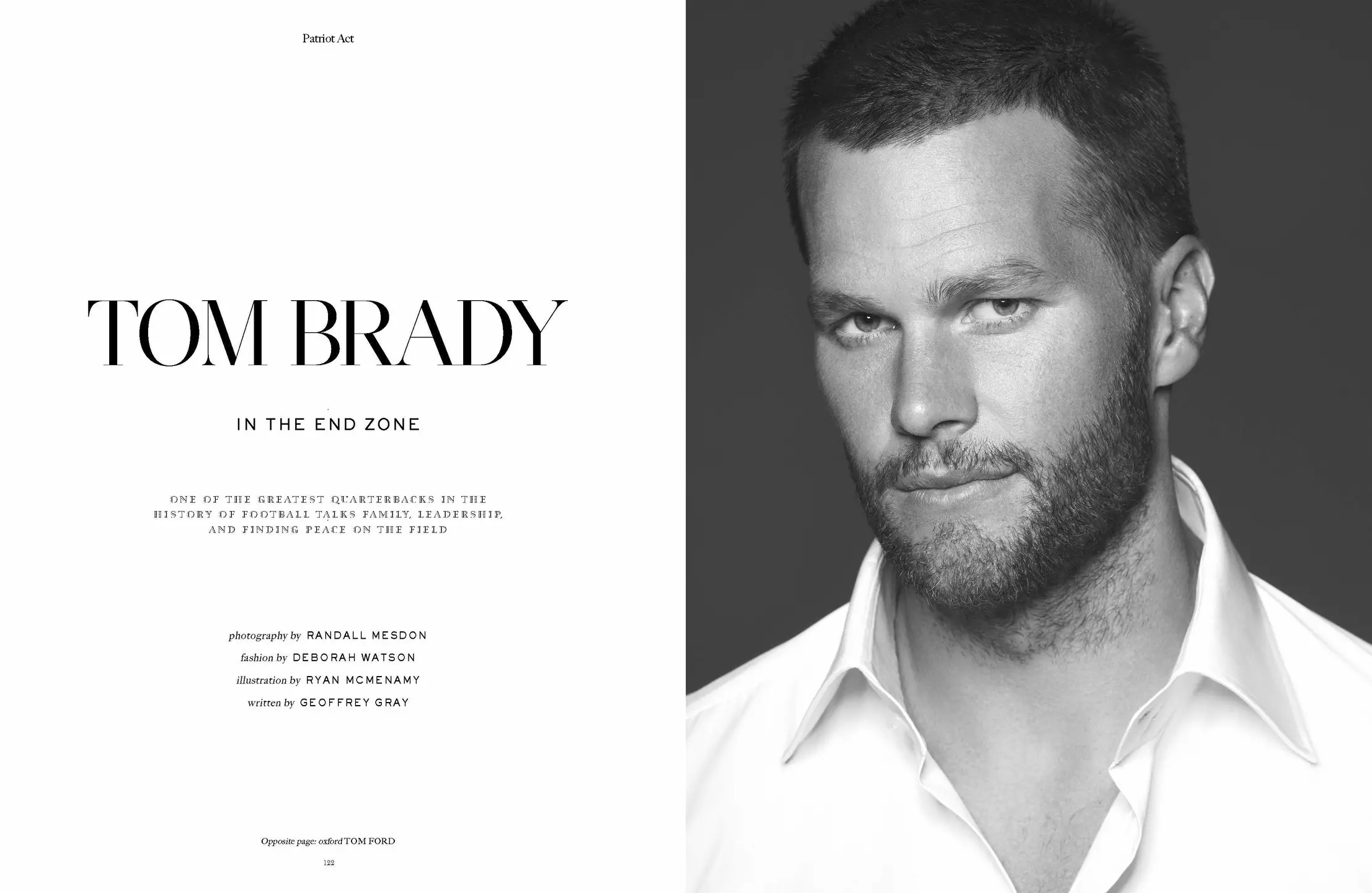 Tom Brady untuk Man of the World