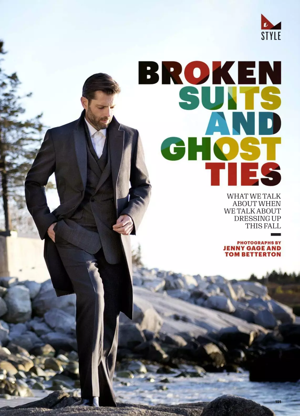 'BROKEN SUITS AND GHOST TIES' Ph: Jenny Gage & Tom Betterton