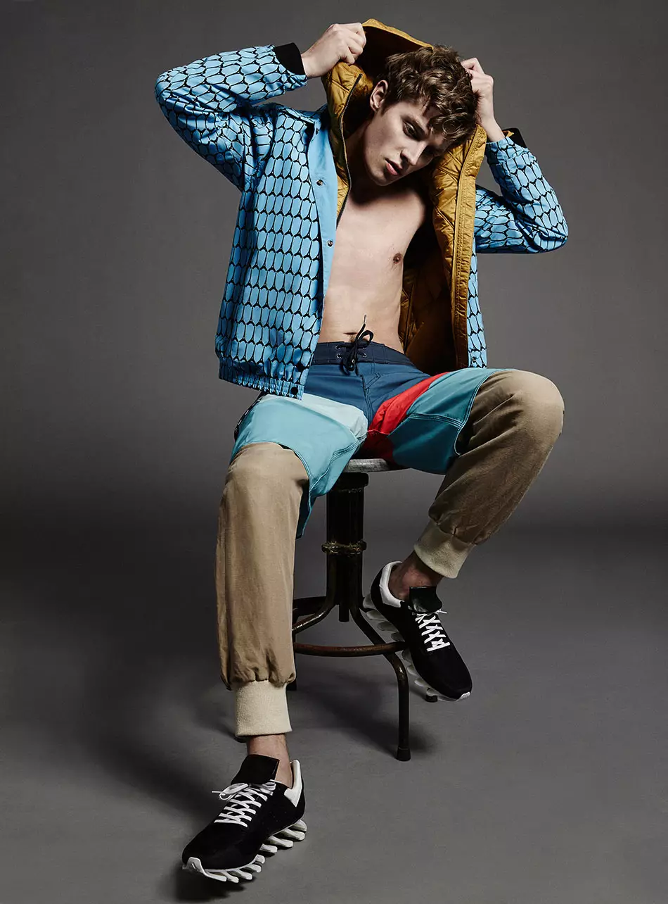 Sportswear International, jul/aug 2015 The Alter Skater Ph door David Needleman Gestyled door John Tan