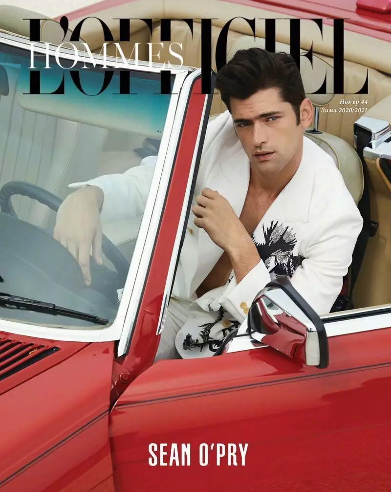 Sean O'Pry ji bo L'Officiel Hommes Ukraine F/W 2021