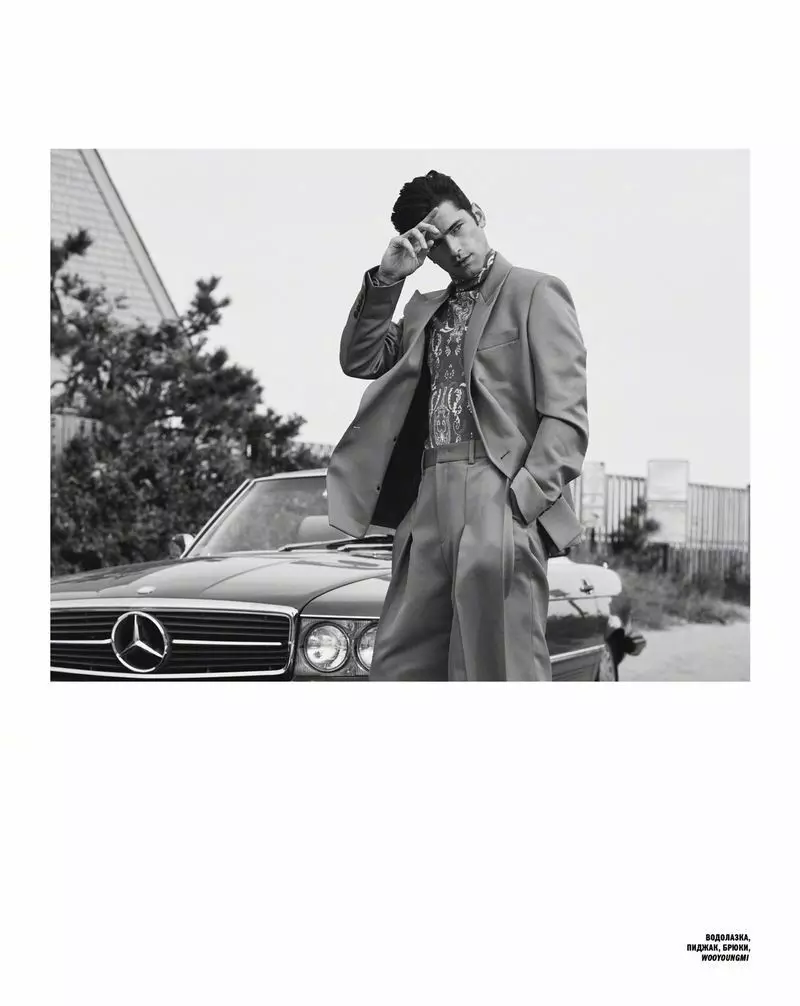 Sean O'Pry pre L'Officiel Hommes Ukraine F/W 2021