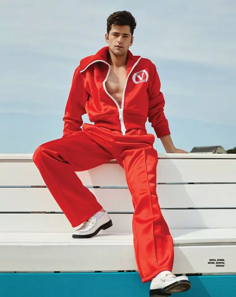 Sean O'Pry fun L'Officiel Hommes Ukraine F/W 2021