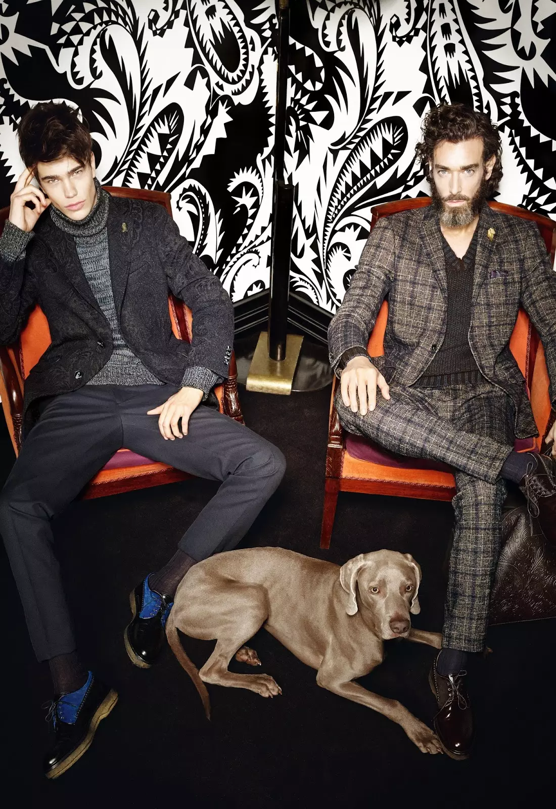 Campania/Lookbook Etro Uomo Toamna/Iarna 2015.16. Colecția a fost menționată ca fiind „la fel de bogată și îngrijită ca un cabinet de curiozități”. Această colecție a fost un exemplu puternic de minte peste materie în căutarea podoabei artistice.