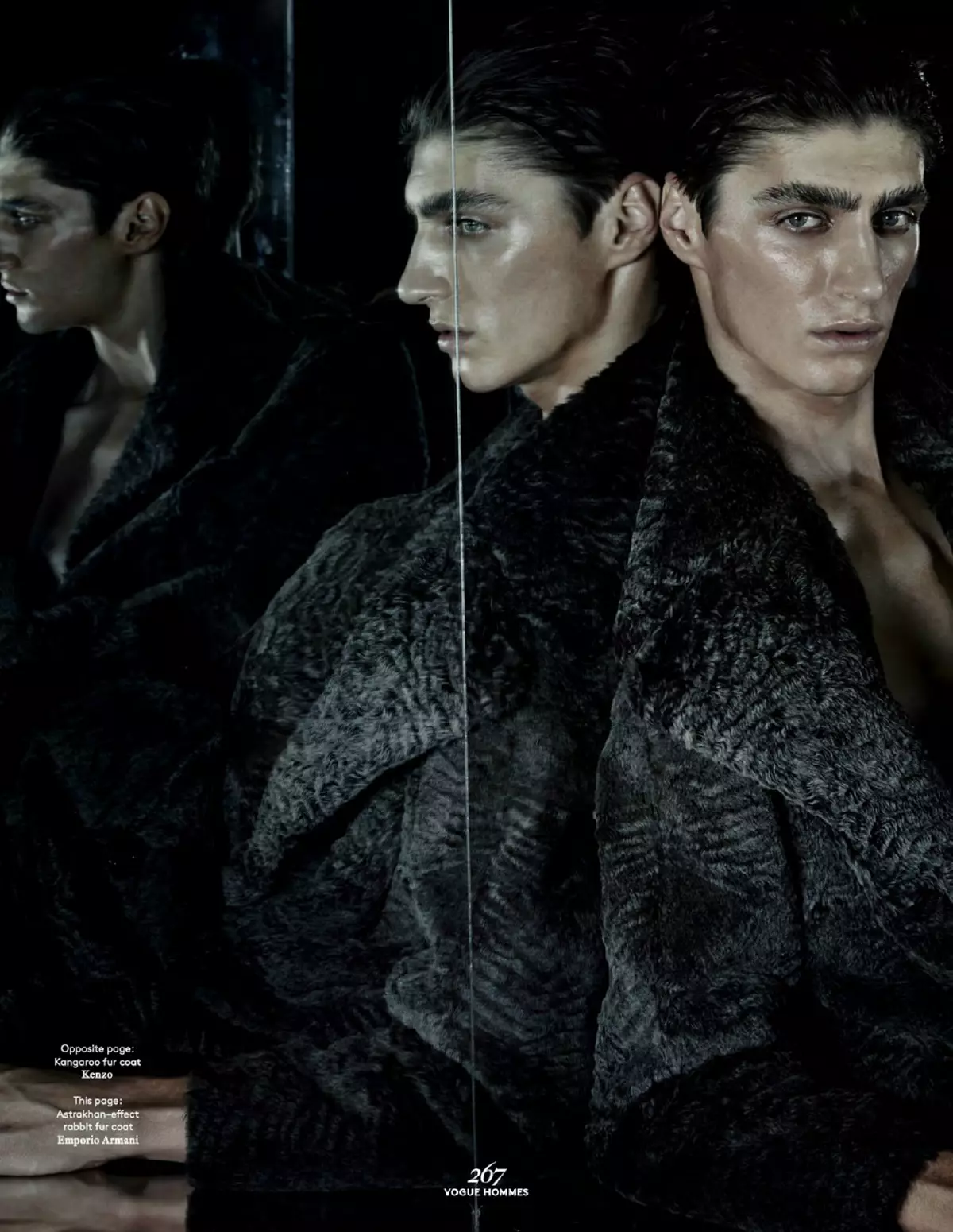 Vogue Hommes International F/W 14.15 RÁNMANNA Ljósmyndari: Sølve Sundsbø Stílisti: Beat Bolligner Hár: Shon Förðun: Marla Belt