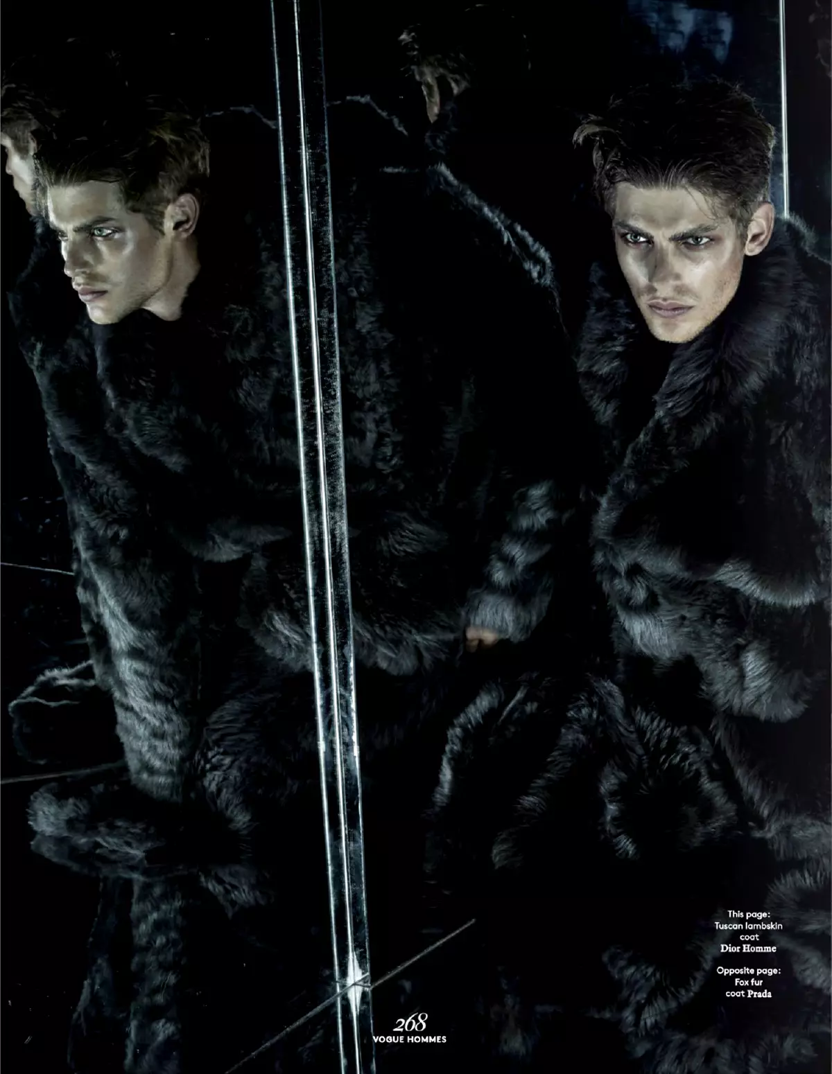 Vogue Hommes International F/W 14.15 RÁNMANNA Ljósmyndari: Sølve Sundsbø Stílisti: Beat Bolligner Hár: Shon Förðun: Marla Belt