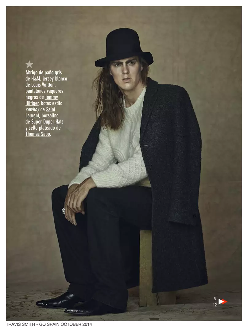 GQ 西班牙 - 2014 年 10 月攝影師：Sergi Pons 造型師：Joana de la Fuente