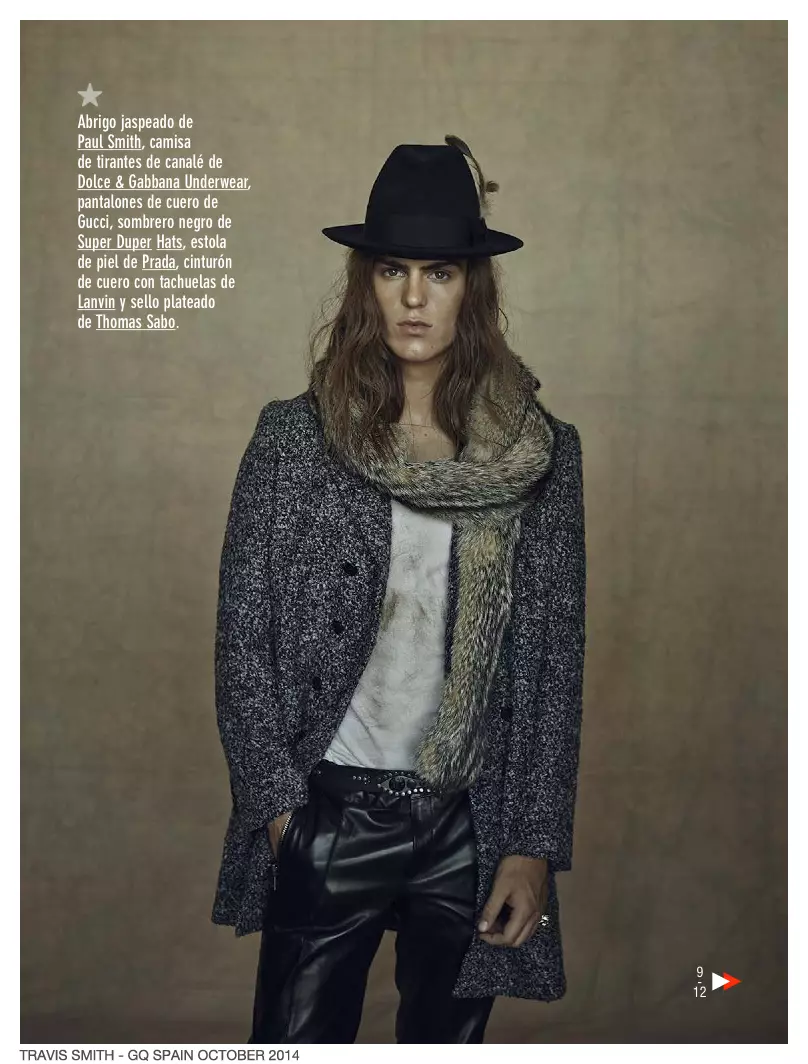 GQ 西班牙 - 2014 年 10 月攝影師：Sergi Pons 造型師：Joana de la Fuente