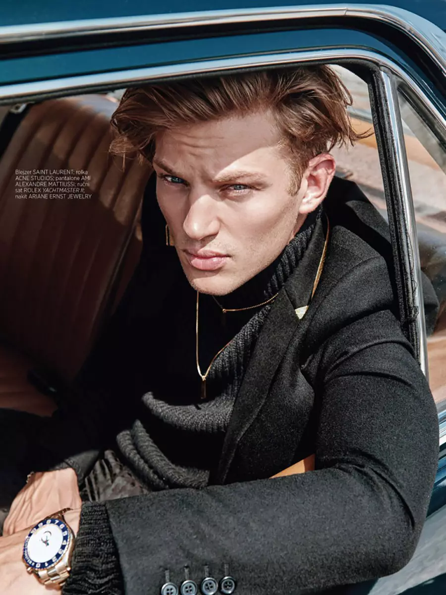 Sebastian Sauve avy amin'i Christoph Klustch ho an'ny Harpers Bazaar Serbia7