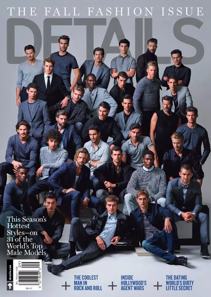 Wy wolle dit sa min! 31 World's Top Male Models Cover DETAILS 'Septimber 2015 Issue. De bêste 31 manlike modellen allegear byinoar foar septimber 2015 Issue @detailsmag no dat is in omslach!