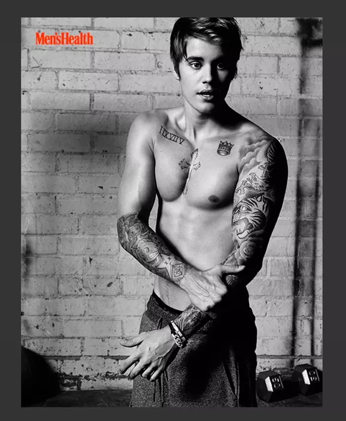 Justin Bieber kryje poslední číslo magazínu Men’s Health, fotil Peter Hapak.