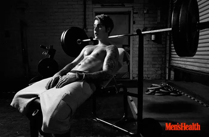 Justin Bieber covert die neueste Ausgabe des Men’s Health Magazins, fotografiert von Peter Hapak.