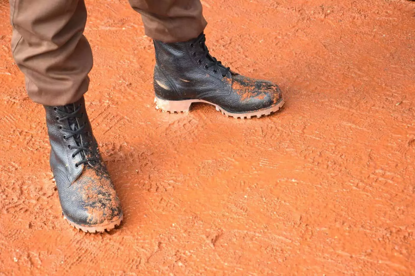 Bottes de combat végétaliennes pour hommes