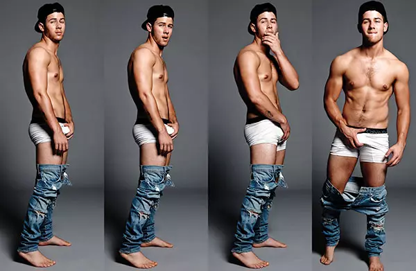 NICK JONAS Çənə Dükanda Buğa kimi | FLAUNT jurnalı