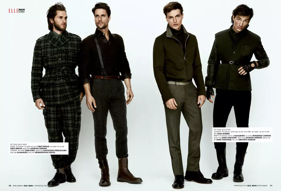 Adrien Brunier、Jake Davies、Matt Clunan 和 Tommy Dunn by ELLE Man Vietnam 27105_4