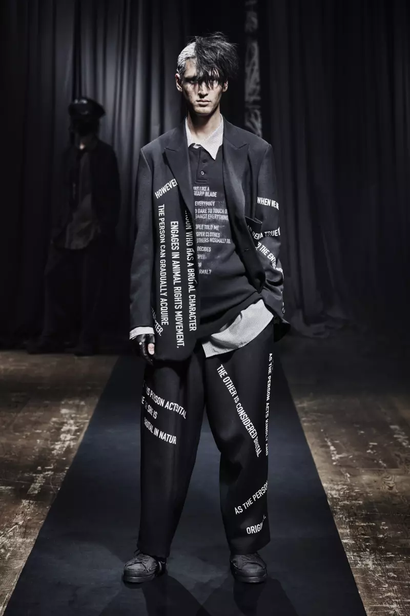 Yohji Yamamoto meesterõivad, sügis 2021 Pariis 2720_14