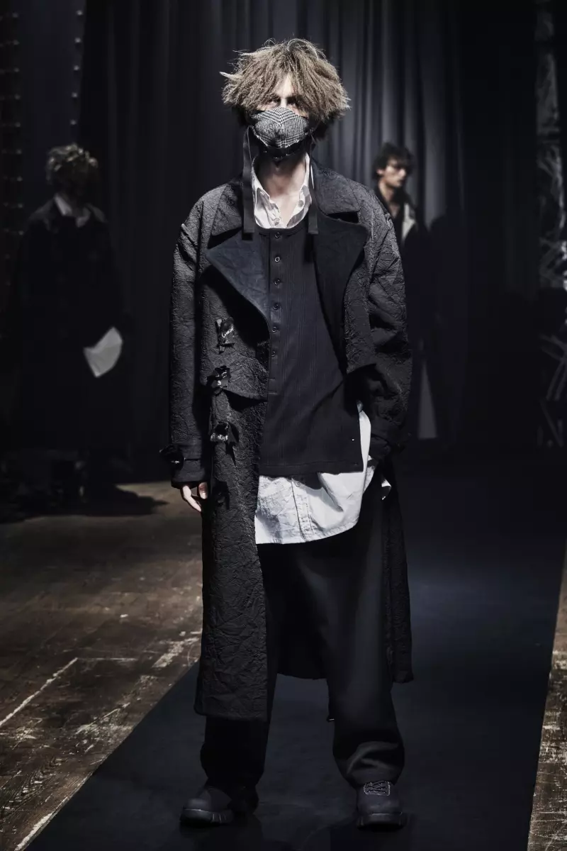 Moška oblačila Yohji Yamamoto jesen 2021 Pariz 2720_21