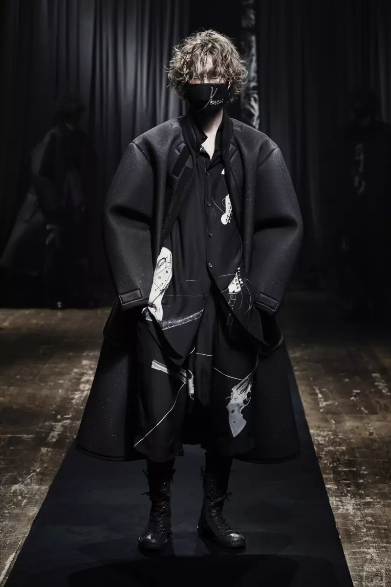 Yohji Yamamoto ಪುರುಷರ ಉಡುಪು ಪತನ 2021 ಪ್ಯಾರಿಸ್ 2720_3