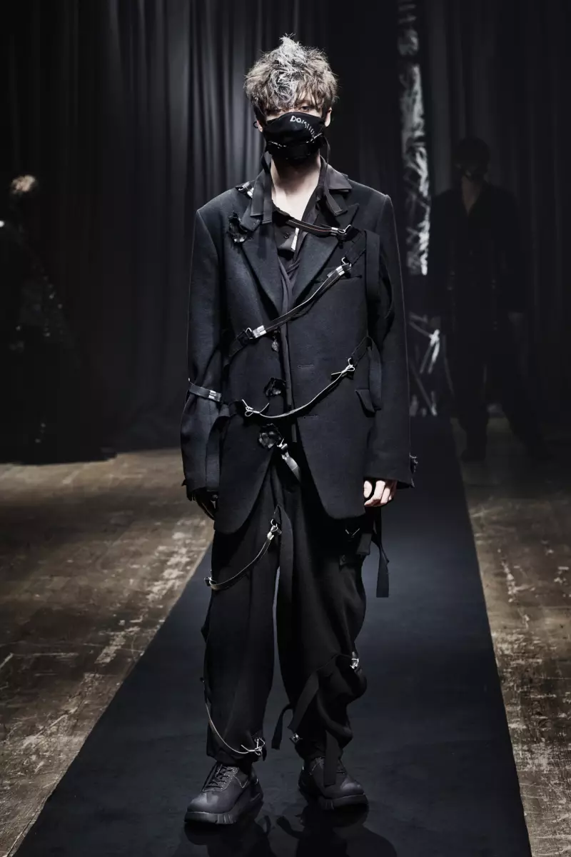 Yohji Yamamoto տղամարդկանց հագուստ, աշուն 2021 Փարիզ 2720_6