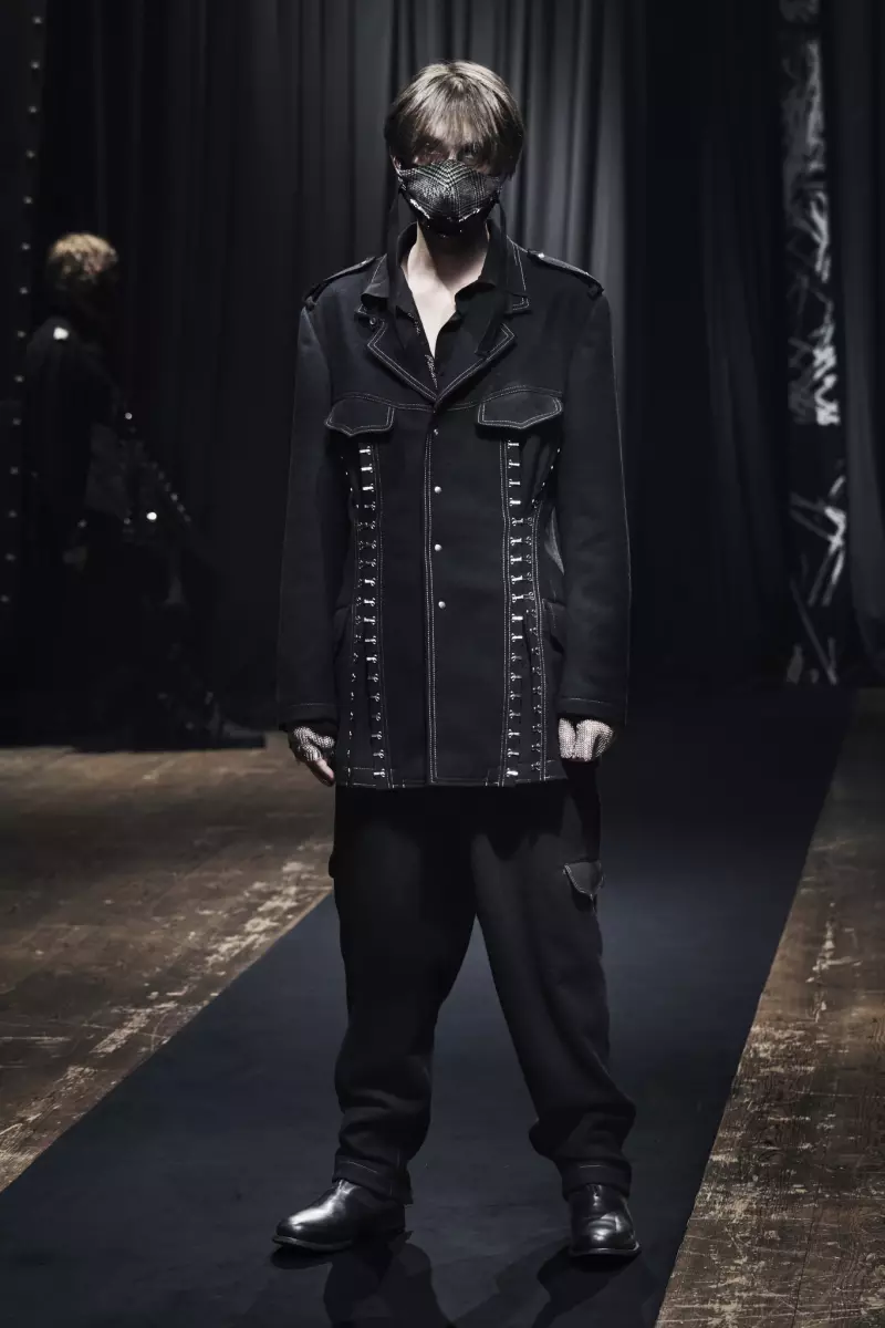 Yohji Yamamoto férfiruházat, 2021 ősz Párizs 2720_7