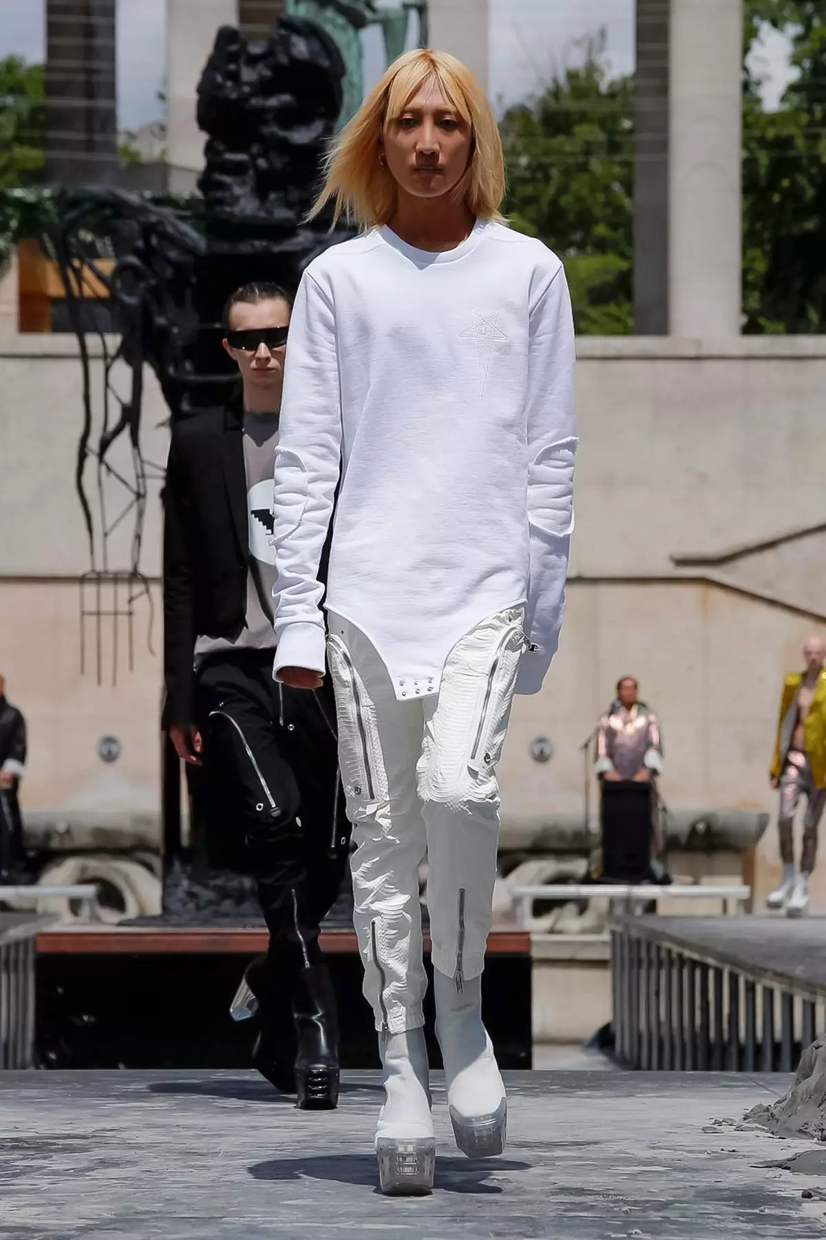 Rick Owens Menswear Caij nplooj ntoos hlav/Lub caij ntuj sov 2020 Paris 27283_4