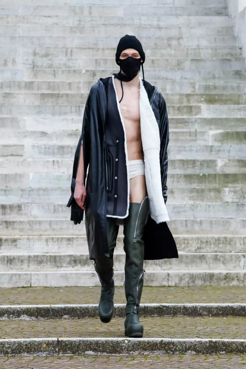 Akanjo lehilahy Rick Owens Fararano 2021 Paris 2737_11