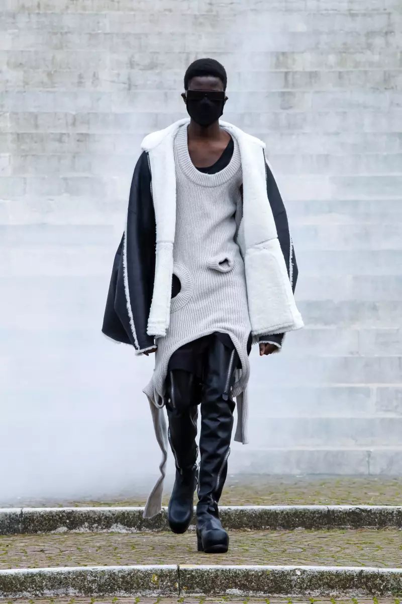 Akanjo lehilahy Rick Owens Fararano 2021 Paris 2737_13