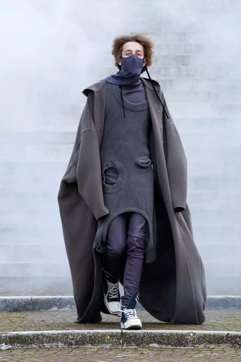 Мужчынская вопратка Rick Owens восень 2021 Парыж 2737_3