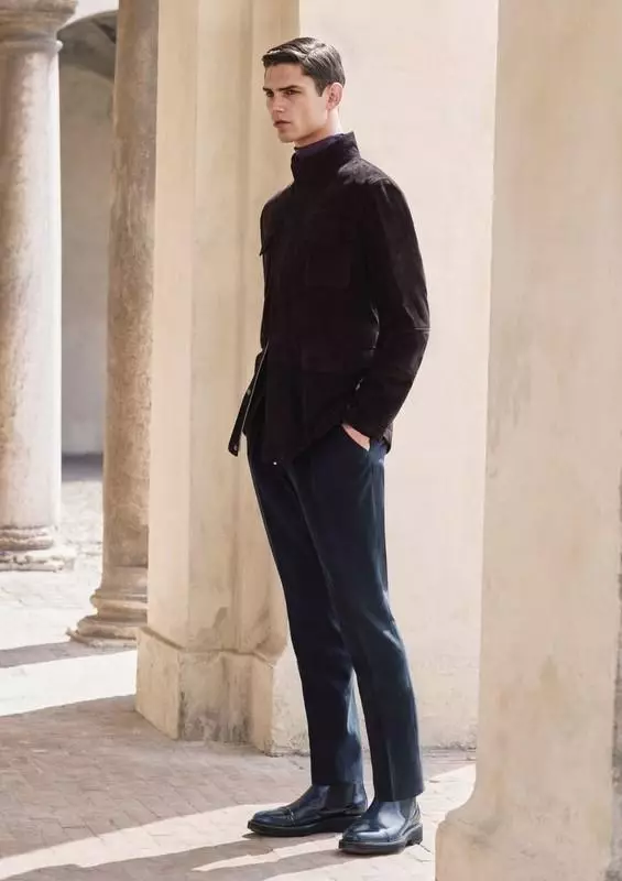 Corneliani nouvo F/W 2015 Lookbook net palèt fòmèl ak pouswit nan plezi nan twal pou yon pandri edonist!