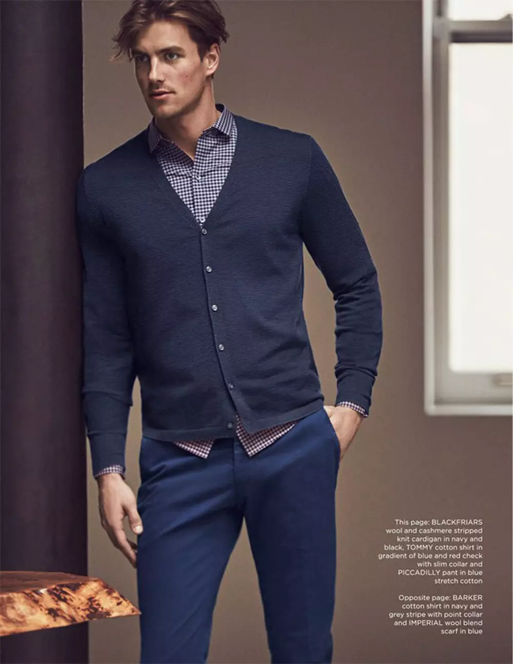 La ropa deportiva masculina contemporánea Zachary Prell lanza su Otoño / Invierno 2015 con impresionantes modelos masculinos Norbi Novak y Dylan Armstrong con un fotógrafo de Dean Isidro en Atelier Management Styling: Mitchell Belk y Grooming: Moiz.