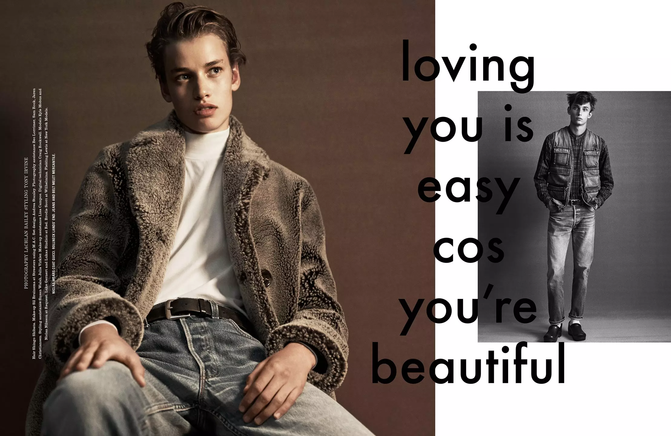 i-D Fall 2014 'LOVING YOU IS EASY COS YOU'RE BEAUTIFUL' Ph: Lachlan Bailey Styling: Tony Irvine