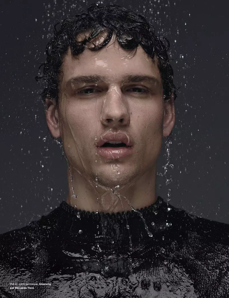 頂級模特 Simon Nessman 由讓-巴蒂斯特·蒙迪諾 (Jean-Baptiste Mondino) 為最新一期的 Numéro Homme 雜誌拍攝，並採用浪凡、喬治·阿瑪尼 (Giorgio Armani)、Dsquared2、Bottega Veneta、路易威登等品牌的作品設計。