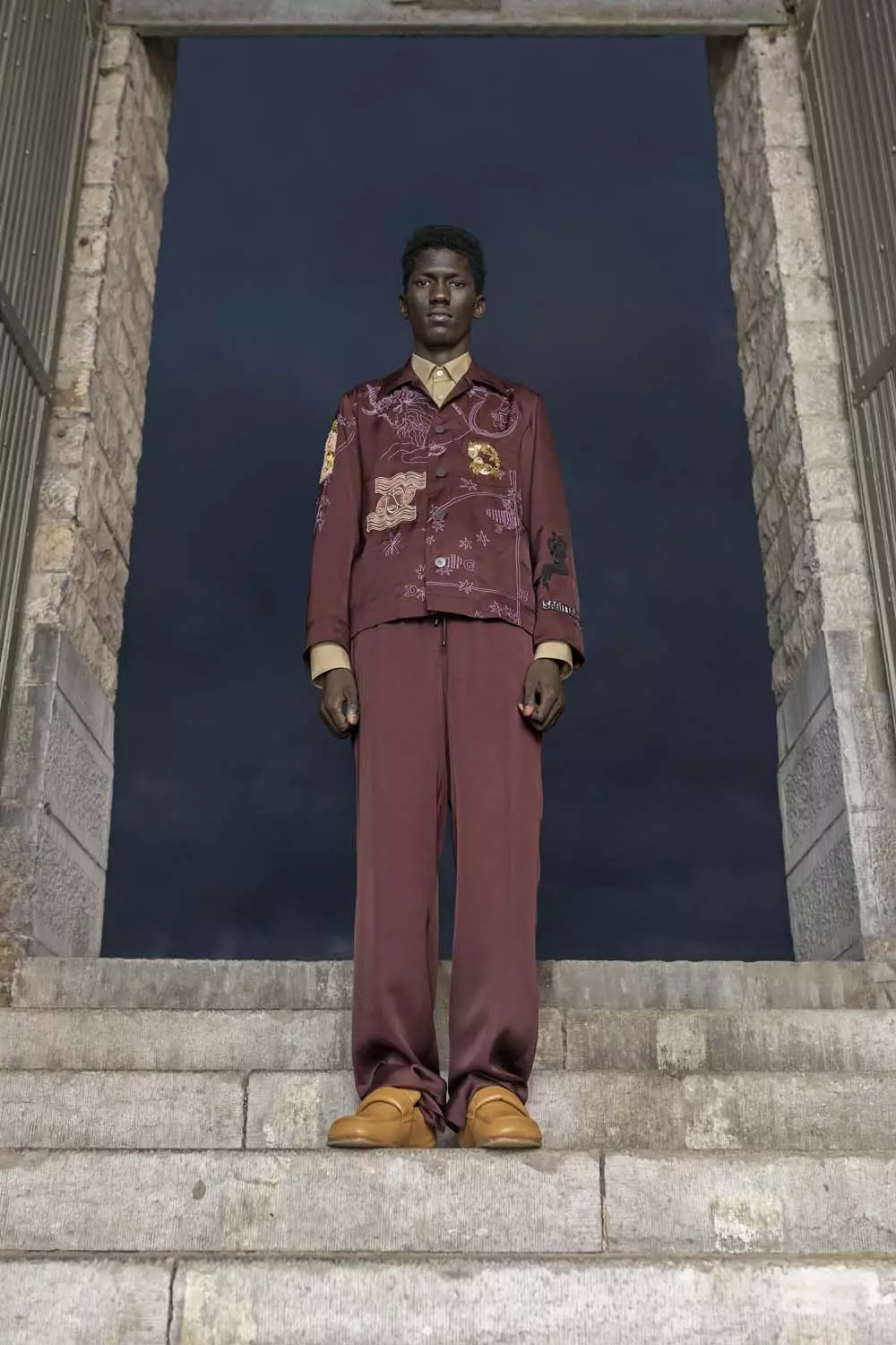 Dries Van Noten Men's Fall ឆ្នាំ 2021 ប៉ារីស