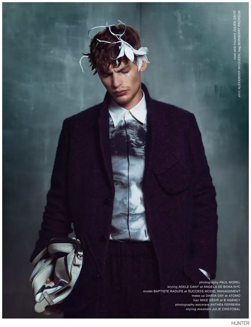 Baptiste Radufe, Paul Morel za Hunter Magazine