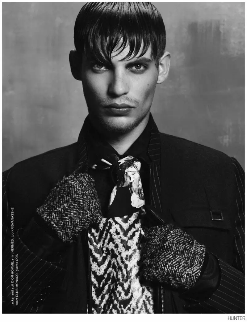 Baptiste Radufe door Paul Morel voor Hunter Magazine