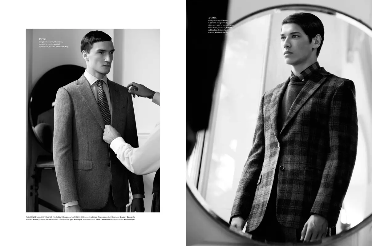 Plaza Uomo Ph: Eric Broms Stiil: Kari Hirvonen