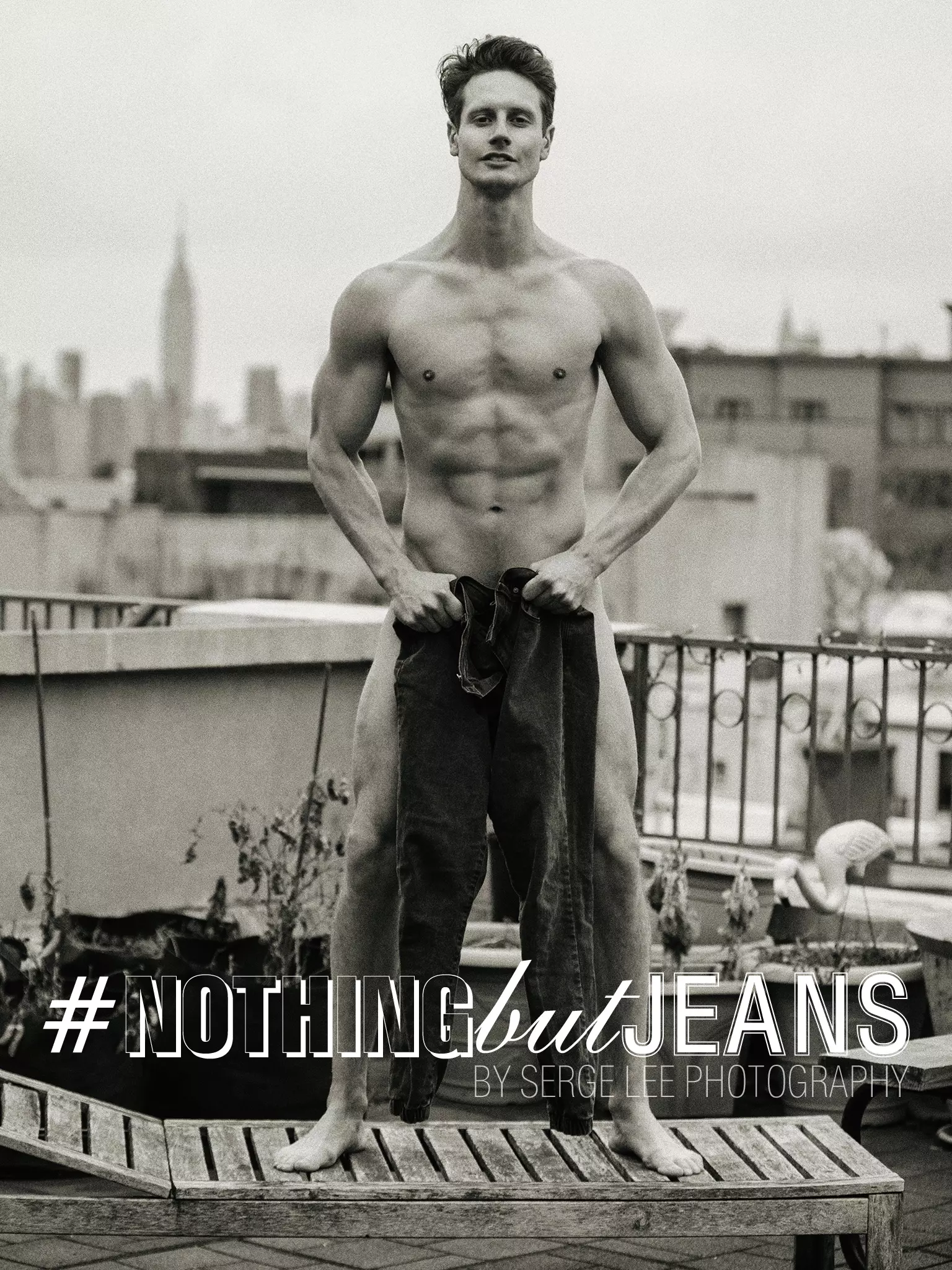 Những hình ảnh chết người với người mẫu Wesley Campbell cho dự án cá nhân #NothingButJeans của Serge Lee. bị bắt khi Serge đang ở NYC vào tháng 1 năm ngoái!