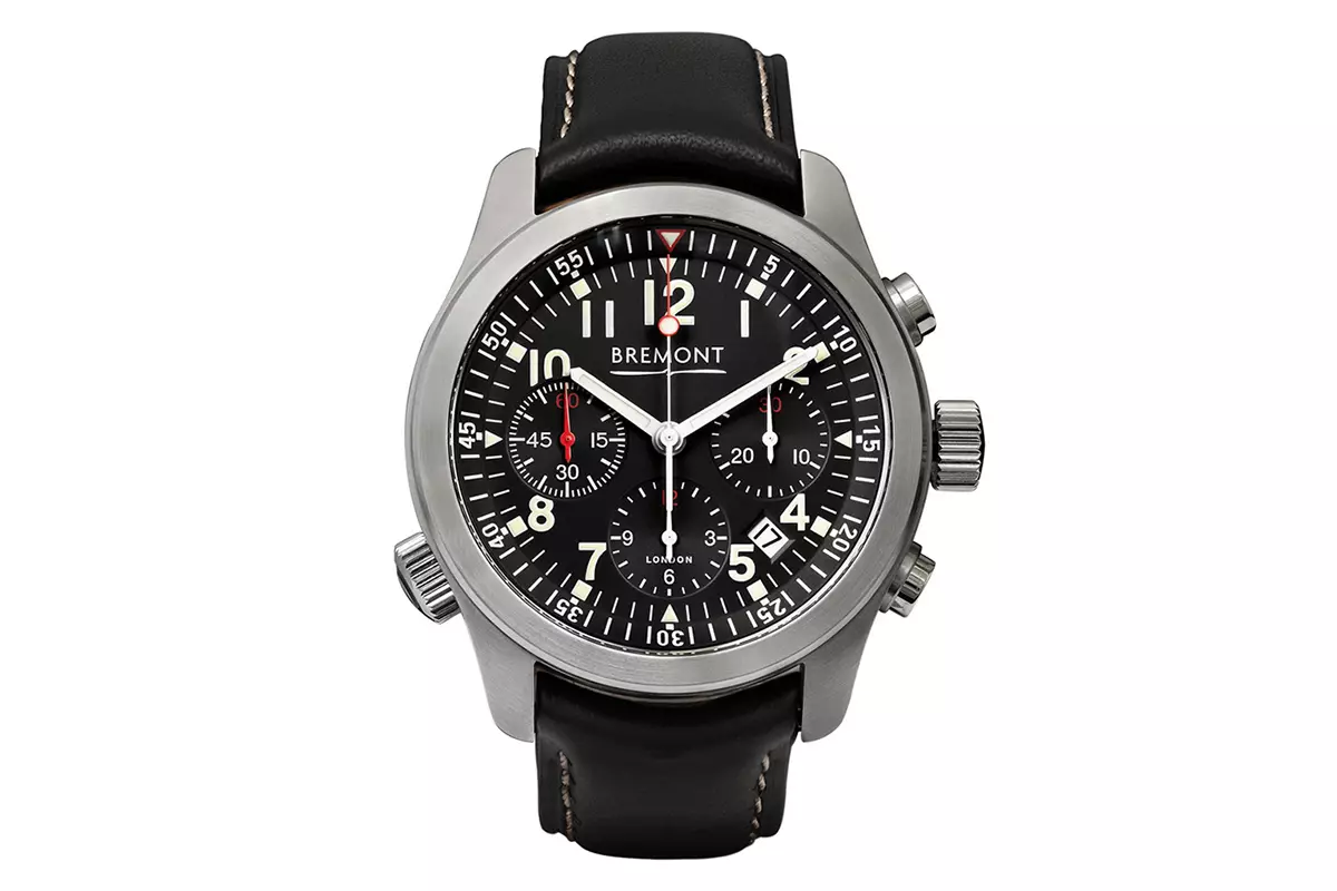 Bremont ALT1-Pilot/BK အလိုအလျောက် Chronograph နာရီ