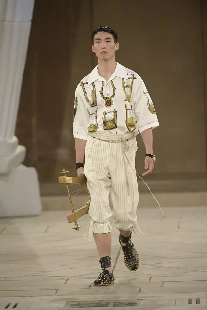 Паказ мужчынскага адзення Dolce&Gabbana Alta Sartoria ў Palazzo dei Gesuiti 29161_19