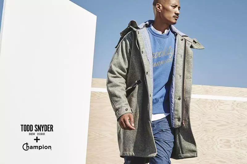 2 แบรนด์แฟชั่นรวมตัวแคมเปญ Todd Synder + Champion F/W 2015 คอลเลกชั่นเสื้อผ้ากีฬาสีสด ถ่ายแบบโดย Paolo Roldan